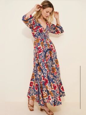 Free People Printed Dixie Maxi Dress